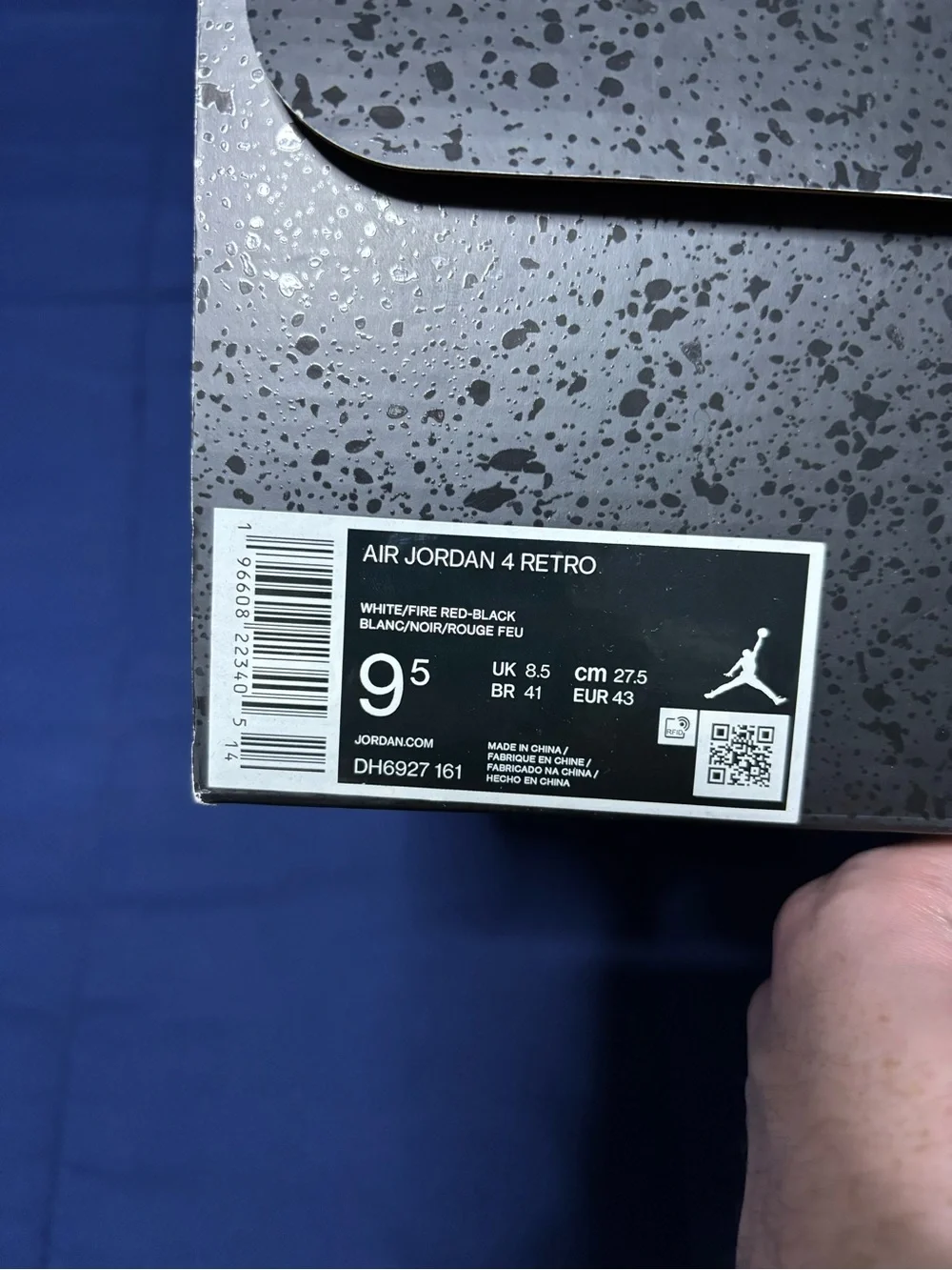 Jordan 4 Retro Red Cement 2023 Size 9.5